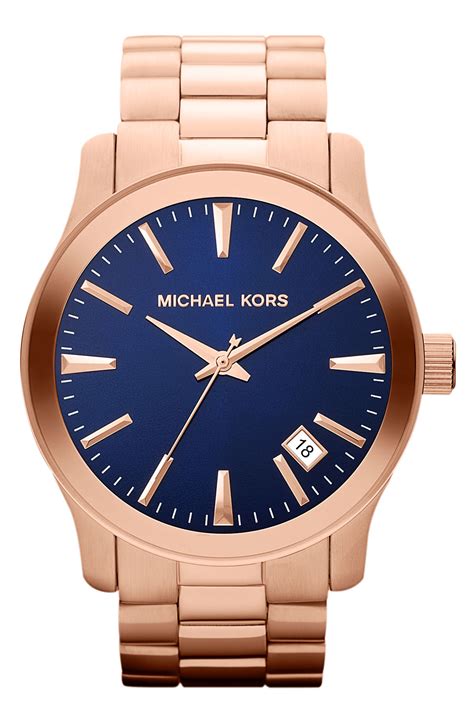 michael kors twisted watch|michael kors runway blue.